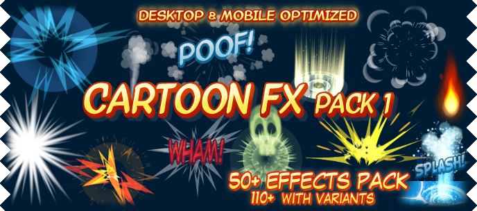 RELEASED) Cartoon FX: Cartoon/Comic Book styled Particles Effects Pack -  Unity Forum