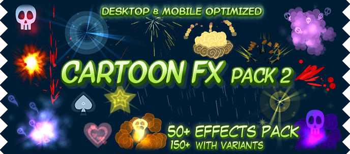 RELEASED) Cartoon FX Pack 2: More awesome toon-styled particles! (40+  effects!) - Unity Forum